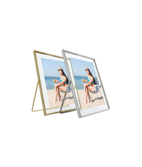 6"×8" Crystal Glass Photo Frame, 2 Pack