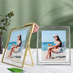 6"×8" Crystal Glass Photo Frame