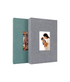 Cokiyaya Linen Photo Album, Self-Adhesive Pages (Green)